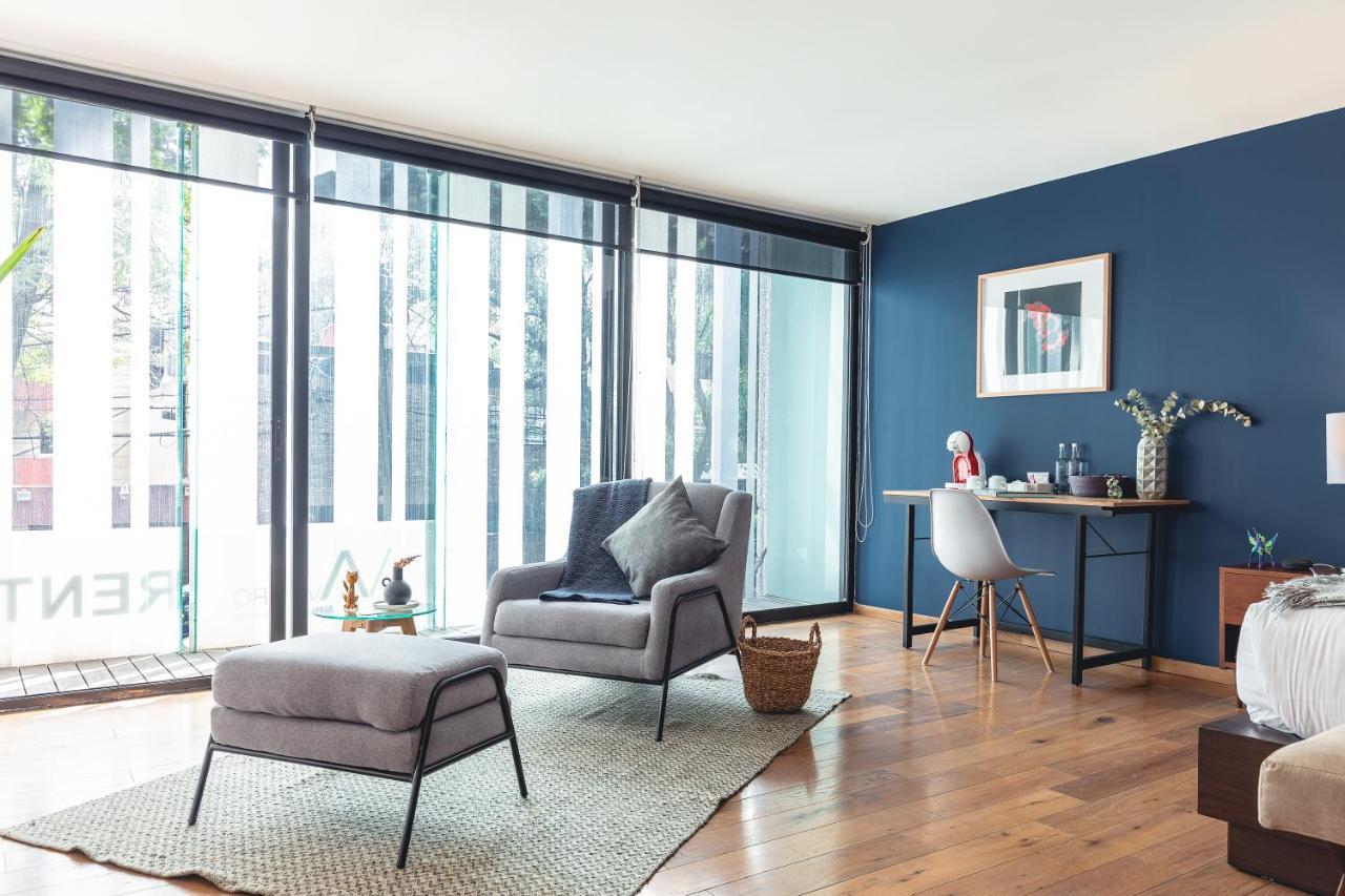 Casai Bright Designer Studio With Balcony In Polanco Mexico City Exteriör bild